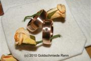 Rotgold mit Prinzess-Cut Diamant